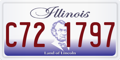 IL license plate C721797