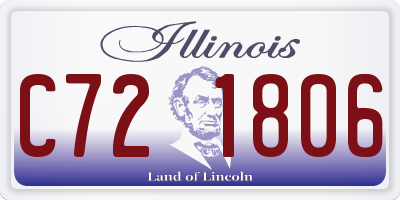 IL license plate C721806