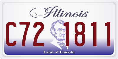 IL license plate C721811
