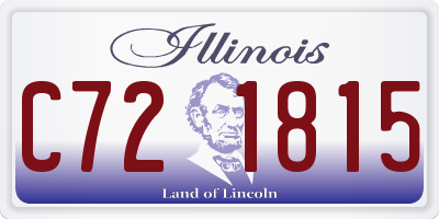 IL license plate C721815