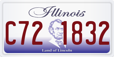 IL license plate C721832