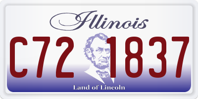 IL license plate C721837