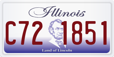 IL license plate C721851