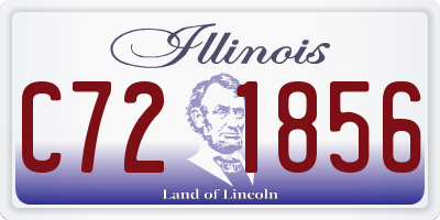 IL license plate C721856