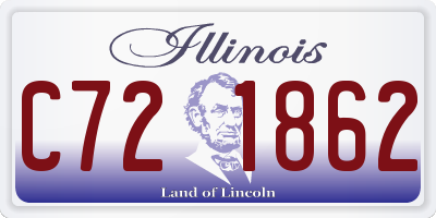 IL license plate C721862