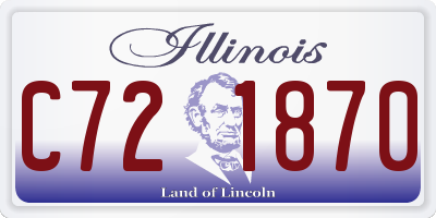 IL license plate C721870