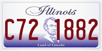 IL license plate C721882