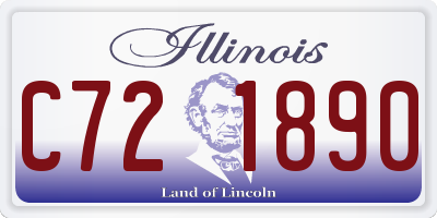 IL license plate C721890