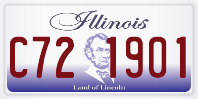 IL license plate C721901