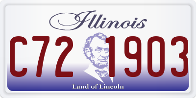 IL license plate C721903