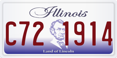 IL license plate C721914
