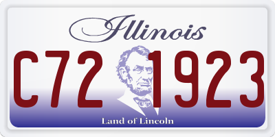 IL license plate C721923