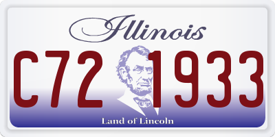 IL license plate C721933