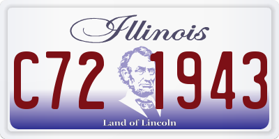 IL license plate C721943