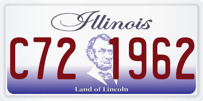 IL license plate C721962