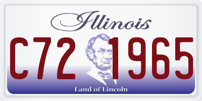 IL license plate C721965