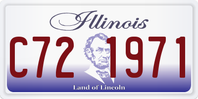 IL license plate C721971