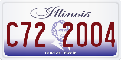 IL license plate C722004