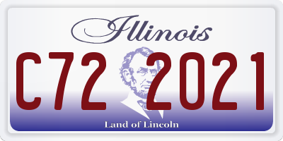 IL license plate C722021