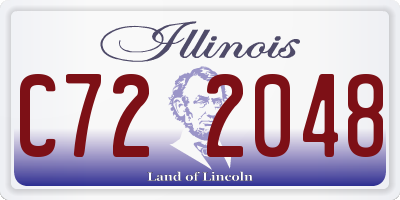 IL license plate C722048