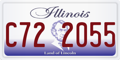 IL license plate C722055