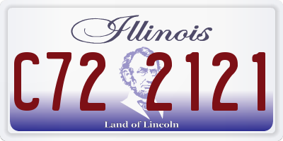 IL license plate C722121
