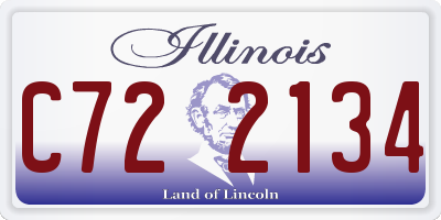 IL license plate C722134