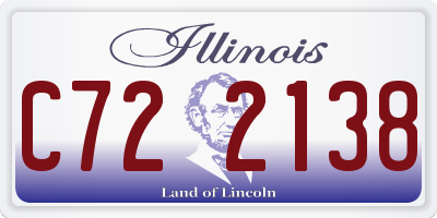 IL license plate C722138