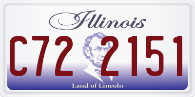 IL license plate C722151