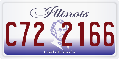 IL license plate C722166
