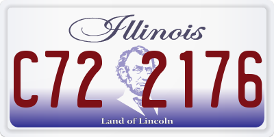 IL license plate C722176