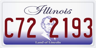 IL license plate C722193