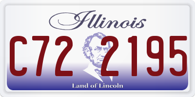 IL license plate C722195