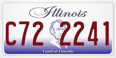 IL license plate C722241