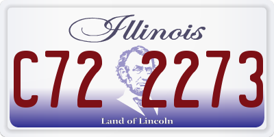IL license plate C722273