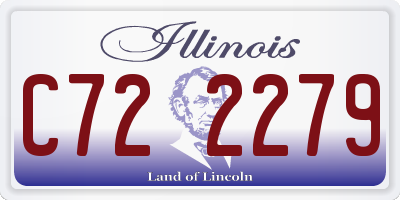 IL license plate C722279