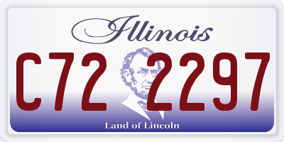 IL license plate C722297