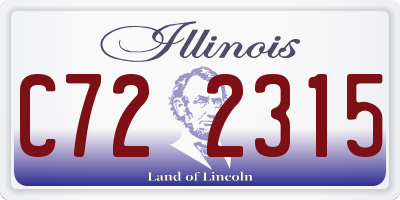 IL license plate C722315