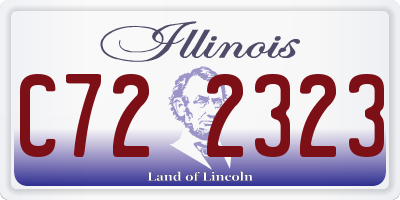 IL license plate C722323
