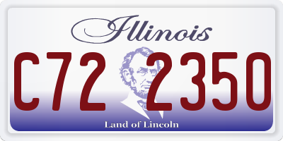 IL license plate C722350