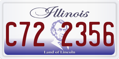 IL license plate C722356