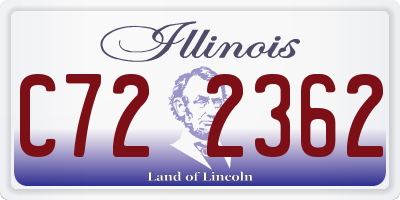IL license plate C722362