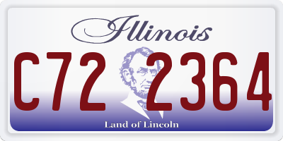 IL license plate C722364