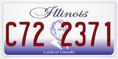 IL license plate C722371