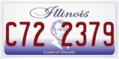 IL license plate C722379