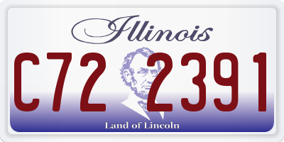 IL license plate C722391