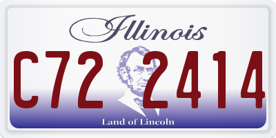 IL license plate C722414