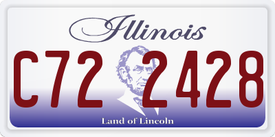 IL license plate C722428
