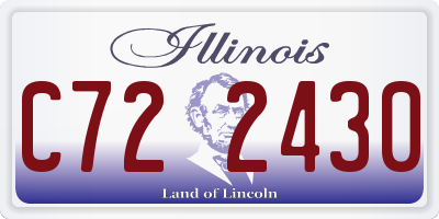 IL license plate C722430
