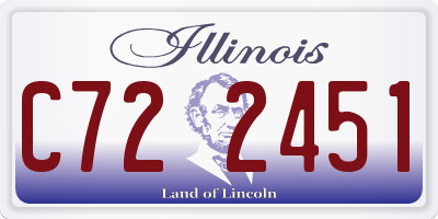 IL license plate C722451